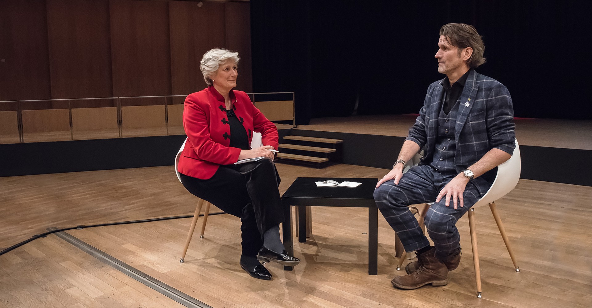 Chemnitz Neujahrsgespraech Joerg Fieback Und Alexandra Gerlach