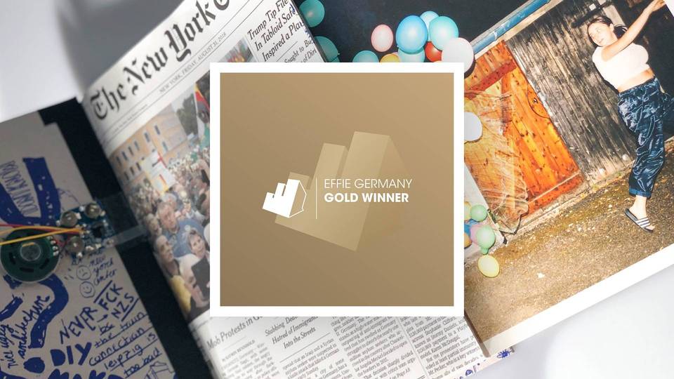 Werbeagentur Zebra Gewinnt Effie Gold Final Bid Book