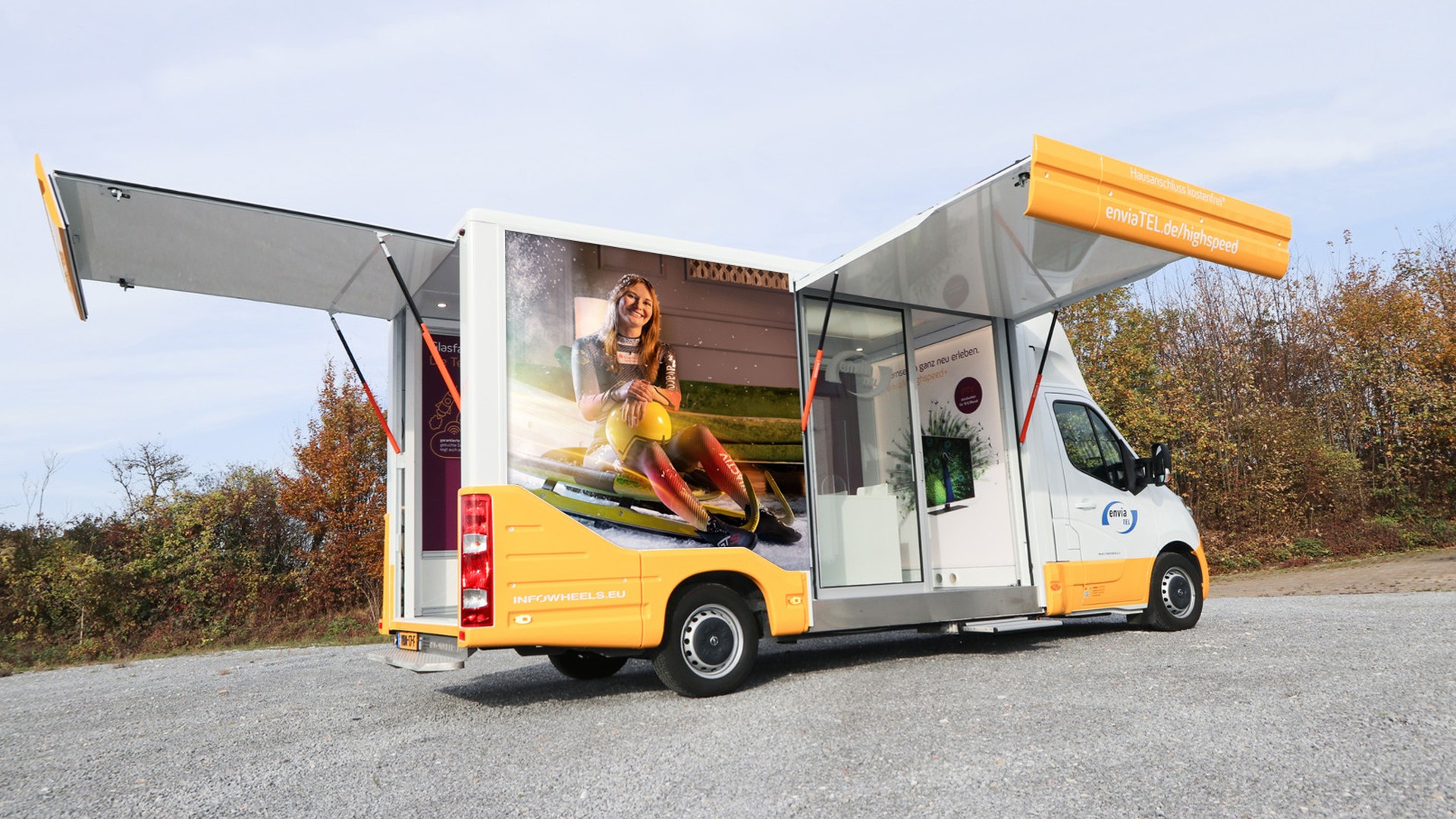 Enviatel Erzgebirgskampagne Busbeklebung