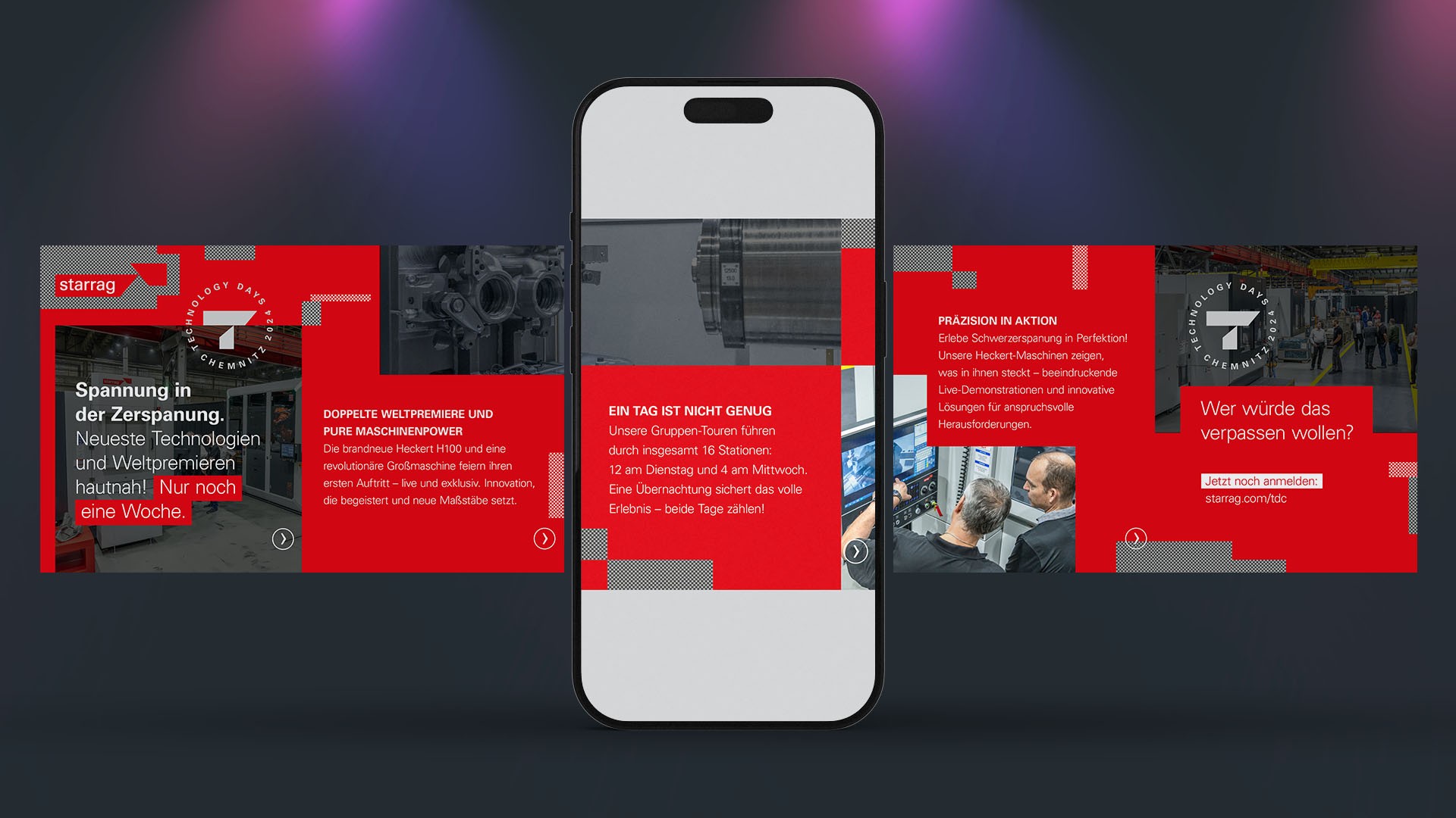 Starrag Tech Days24 Einladungskarte