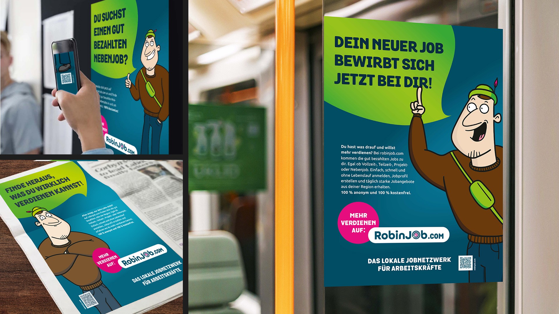 Website Case Robin Job Media Plakate Anzeigen
