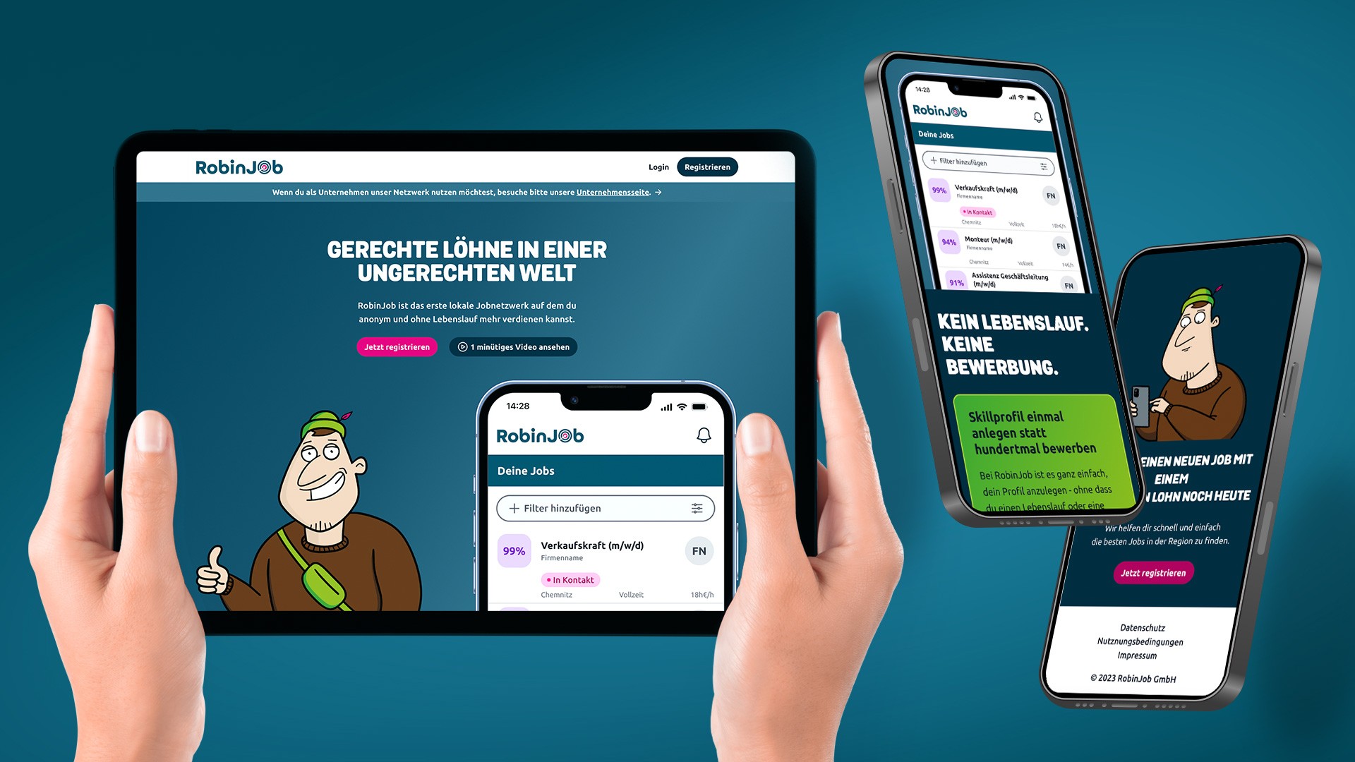 Website Case Robin Job Ux UI